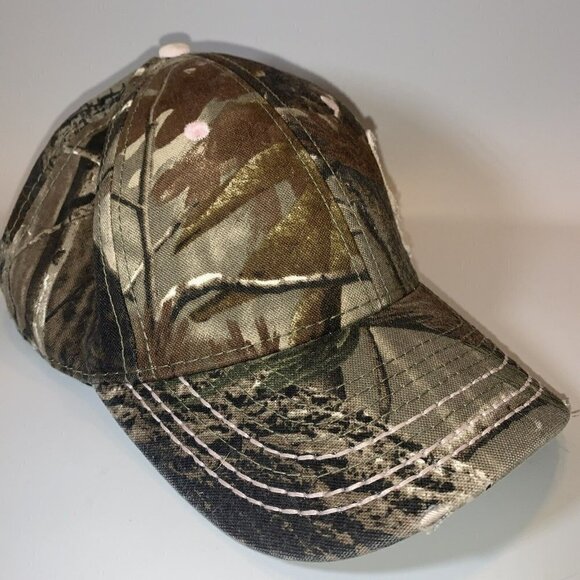 Women’s Cabela RealTree Camouflage Hat Cap Hook and Loop Strap Adjustable - Picture 6 of 8